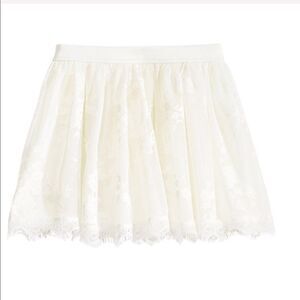 Ivory white lace shirt
